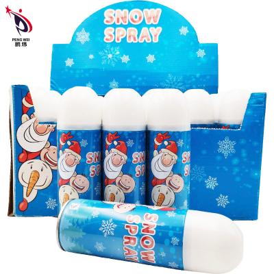 China Odorless 250ml Fake Snow For Wreaths , Harmless Santa Artificial Snow Spray for sale