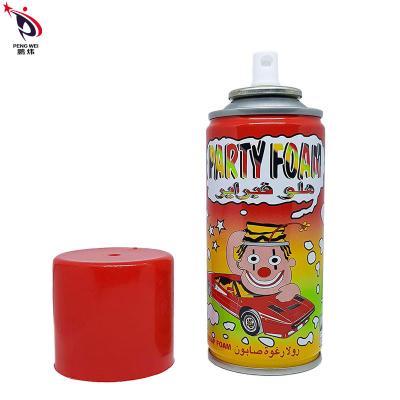 China OEM Tinplate Funny Foam Party Spray Foam Birthday Party Snow Spray 80g for sale