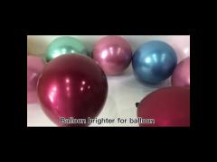 Non Corrosive Balloon Shine Spray Transparent Color Anti Oxidation