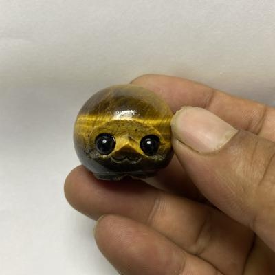 China China wholesale and retail decorative arts high quality ball and stone hedgehog tiger eye crafts for sale