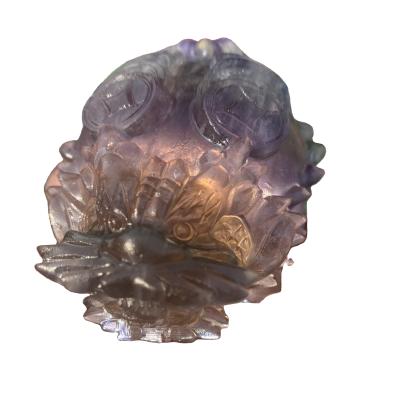 China China Wholesale And Retail Natural Turtle Pet Dragon Fluorite Convalescent Stone for sale