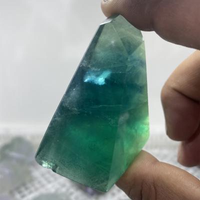 China China Wholesale Healing Fluorite Sight Natural Blue Stone With Energy Stone Crystal Fluorite Stone for sale