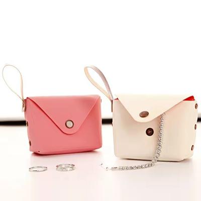 China Creative Fashion Candy Color Cute Color Small Coin Purse Key Case Macaroons Clutch Bag for sale