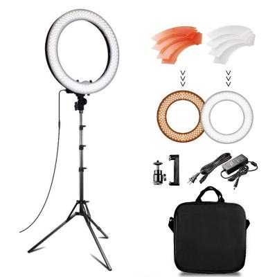 China Digital Camera Photo Ring Light 18 Inch LED Ring Light Kit for YouTube Makeup Studio Photography Ring Light with Tripod Stand for sale