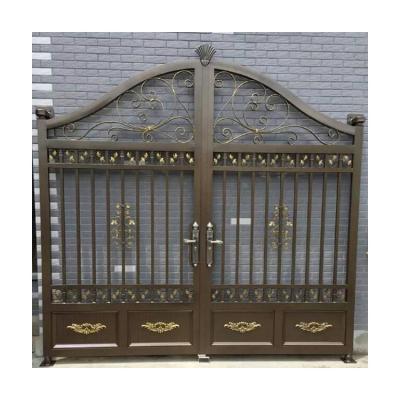 China Good Quality Factory Directly Modern Entry Designs Main Door Entry Wrought Iron Gates for sale