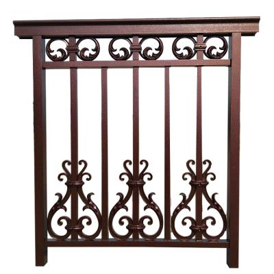 China Easily Assembled Wrought Aluminum Alloy Balcony Decorative Balcony Guardrail for sale