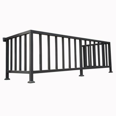 China Good Quality Factory Directly Minimalist Privacy Protect Steel Air Condition Guardrail For Building Balcony Guardrails for sale