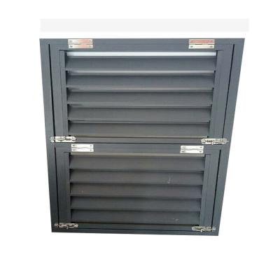 China Environmental Friendly Interior Security Outside Shutters Aluminum Window Exterior Integrated Windows With Shutter for sale