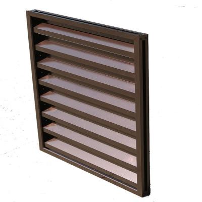 China BC001 Environmental Friendly Good Ventilation Aluminum Metal Louver Window Price for sale