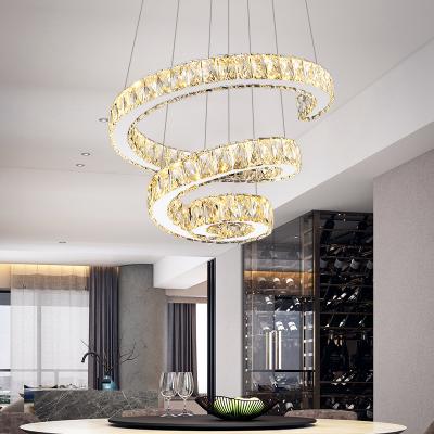 China Modern Minimalist Design High Quality Indoor Living Room Acrylic Modern Led Chandelier for sale