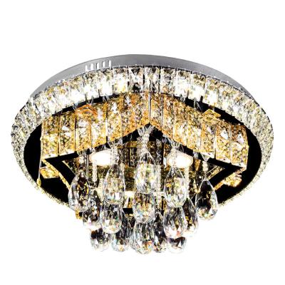 China Modern Guzhen Lighting Factory Supplier Custom Promotional Contemporary Crystal Led Home Ceiling Lamp For Kids Bedroom for sale