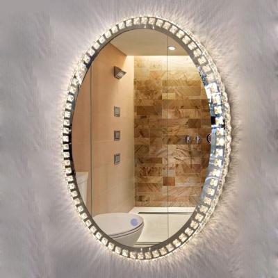 China CE Modern Touch Bath LED Smart Bathroom Mirror Wall Light Bright Lamp for sale