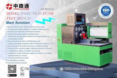 China fuel pump test machinecommon rail pump and injector test bench NT3000 PQ1000 for bosch diesel injector test bench qcm200 à venda