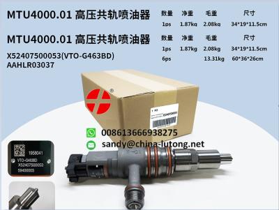 China for oem detroit diesel engine parts RX52407500021 diesel injector For MTU 4000 RX52407500050 23526589 VTO-G360BM MTU4000.01 à venda