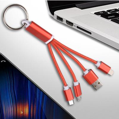 China Multi Function Data Transfer Cable Usb Cable 3 In 1 2M Braided 5V To Fast Charging Micro Type-C Usb Cable 12V Data Cables Charger For Iphone for sale