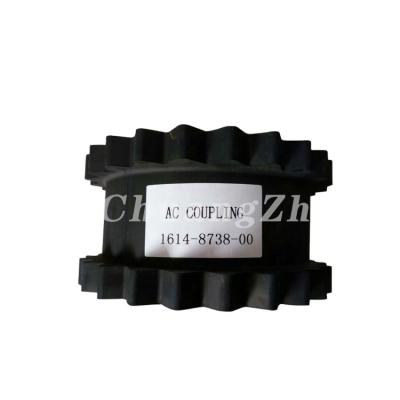 China Durable Rubber Coupling 1613982300 Hotels Air Compressor For Atlas Copco for sale