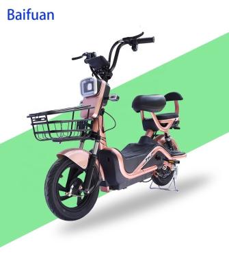 China Aluminum Alloy Factory Supply 48V 12Ah City Electric Bike For Adults Cheap Electric Bike From China for sale