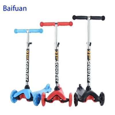 China High Quality Plastic Multi Color Foldable Children's Kick Scooters Kids Kick Scooters Kids Scooter 3 Wheel Children's Scooter for sale