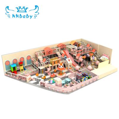 China Childhood Dream Nnbaby Kids Toys Small Playground Plastic Sliding Indoor Playground Structure Kids Indoor Jungle Plastic Sliding Indoor Playground for sale