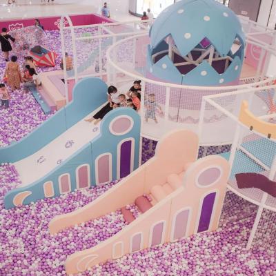 China Nannan Childhood Children's Mall Dream Play Equipment Princess Castle Soft Playhouse Indoor Adventure Park Equipment for sale