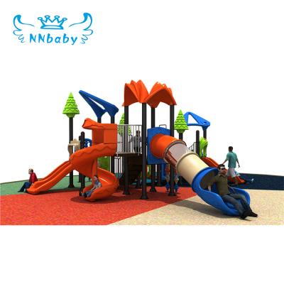 China What You Need What We Design NNbaby Large PVC Slide Kid To Play Garden Play Toy Set Amusement Park Outdoor Playground For Kindergarten for sale