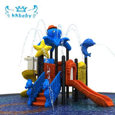 China What you need we design NNbaby high quality kid sand playground equipment with plastic water slide kids water park playground slides commercial prices for sale