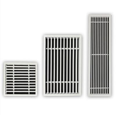 China Removable Blade HVAC Supplies Aluminum Removable White Linear Vent Bar Air Grille for sale