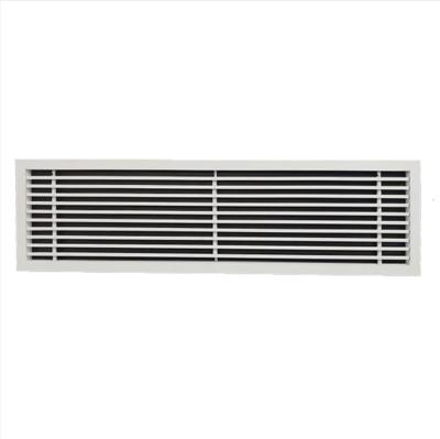 China Removable HVAC Ceiling Ventilation Duct Grills Aluminum Linear Blade Bar Air Grille With Removable for sale