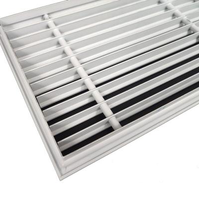 China Removable Aluminum Core HVAC Air Diffuser Duct Removable Linear Ventilation Blade Bar Grille for sale