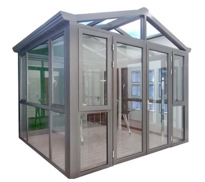 China Modern Made In China Free Standing Sunroom Sunrooms And Glass Homes Aluminum Glass Sunroom For Solarium for sale