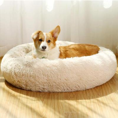 China Machine Washable Breathable Self-Heating Pet Bed, Self-Heating Faux Fur Pet Bed Donut Cuddler for sale