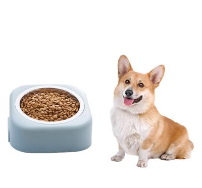 China Sustainable High Quality Dog Rolls Stainless Steel Pet Feeder Dog Food Feeding Bowl Anti-Slip Design for sale