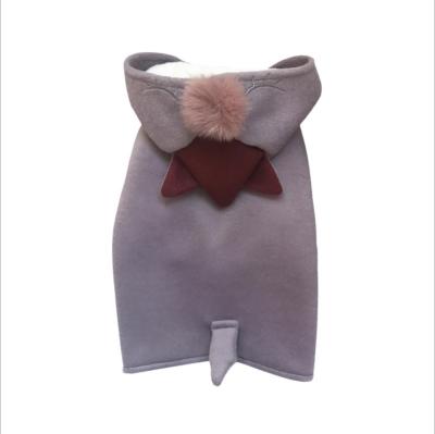 China New Autumn And Winter Plus Velvet Stocked And The Design Thick Dog Cat Cosplay Clothes Dog Pet Clothes for sale