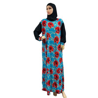 China Cheap Wholesale Muslim 100% Polyester Mixed Colors Dress Long Abaya Prayer Dresses Women Abaya Long Dress Skirt for sale