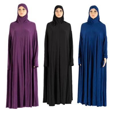 China Plus Size Abaya Dubai Women Solid Color Turkey Dubai Polyester Long Sleeve 100% Casual Abaya Dubai Long Dress Muslim Kaftan Dress for sale