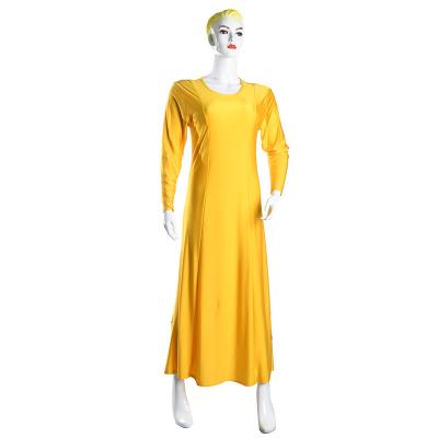 China Wholesale Modest Islamic Clothing Premium Quality Women's Muslim Abaya Skirt Nylon Simple Style Long Dress Muslim Abaya Skirt Thobe for sale