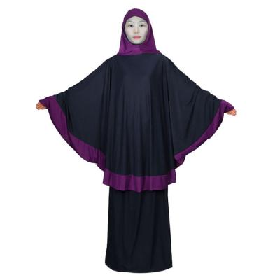 China Comfortable Polyester To Wear Retro Two Piece Set Modest Hijab Prayer Abaya Traditional Maxi Dress Muslim Dress for sale