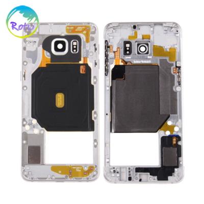 China Original Metal Back Housing Middle Bezel View With Side Buttons + Glass Camera Lens For Samsung Galaxy S6 Plus G928 Edge for sale