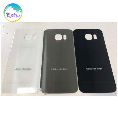 China OEM Battery Back Door Glass Cover Glass For Samsung Galaxy S6 Edge G925 for sale