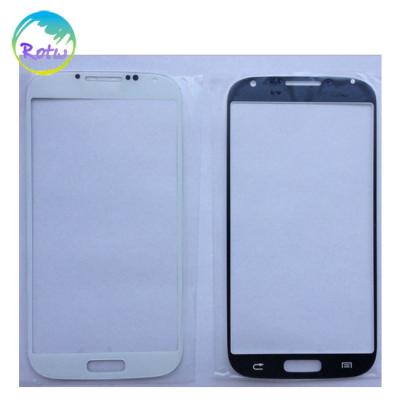 China Original OEM S4 Front Glass, Front Glass Lens Cover Outer Touch Screen Screen Replacement For Samsung Galaxy S4 i545 i9500 S4 for sale