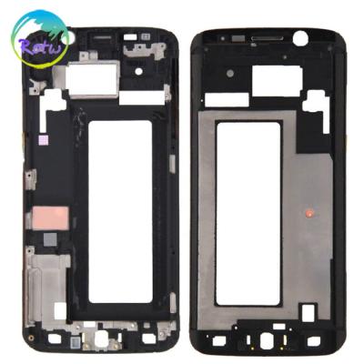 China Front Housing LCD View Bezel Plate Replacement For Galaxy S6 Edge G925 S6 Edge G925 for sale