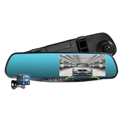 China 4.3Inch Display Waterproof Video Car Dashcam Reversing Image Driving Recorder HD 1080P Car DVR Black Box for sale