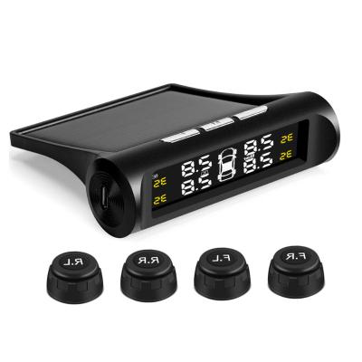 China Tire Pressure 48h Delivery Solar Car Tire Pressure Monitoring System Tire Pressure Monitoring System External Digital Tire Tpms Monitoring for sale