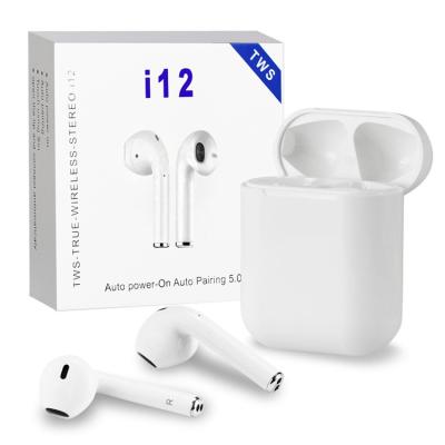 China Hot sale earbud i10 tws i11 i12 comfortable wearing tws inpods12 in ear headphones touch wireless earbud earphone I12 wireless earphone for sale