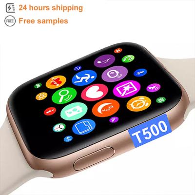 China Hot Selling T500 Touch Screen Ladies Music Wristband Smartwatch T500 Heart Rate Blood Pressure Monitor Sport Waterproof Smart Watch for sale