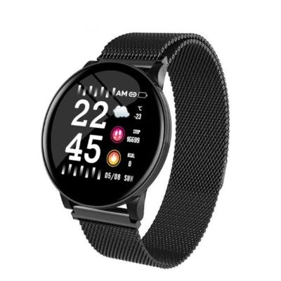 China Hot Selling Touch Screen IOS Android W8 Fashion Smart Wristband Sports Watch Round Big Screen Smart Watch W8 Smartwatch Fitness Watch for sale