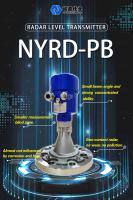Cina NYRD-PB-A ±3 mm di precisione Sensore di livello dell'acqua radar ad alta precisione per liquidi in serbatoio e particelle solide in vendita