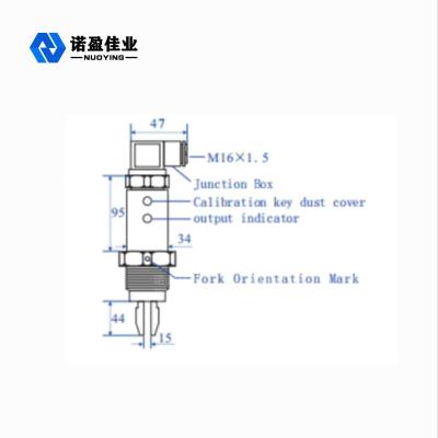 China NUOYING NYYCUK-C Fork material: 304,316L (optional)50mm Fork length: 100mm (customizable as requituning fork level switch zu verkaufen