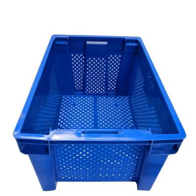 China Good Quality Heavy Duty Plastic Crates Vented Mesh Style Crates for sale