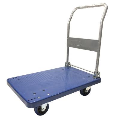 China Reusable outdoor heavy duty platform 4 wheels hand truck for Transportation furniture en venta